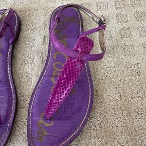 Sam Edelman Purple and Pink Sandals